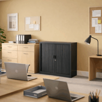 Armoire Rideaux - Archives & dossiers suspendus - H100 L100 - Série A