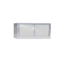 Réhausse SÉRIE PLUS en gris 7035, dimensions H44 L120, avec portes coulissantes élégantes et fonctionnelles.