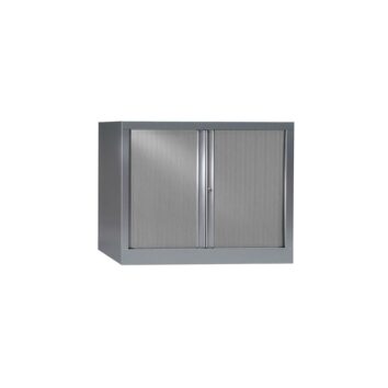 Armoire de bureau Série PLUS structure et rideaux alu h70 l100