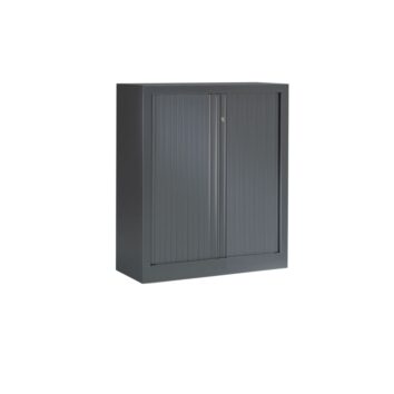 Armoire Série PLUS structure et rideaux anthracite h100 l80