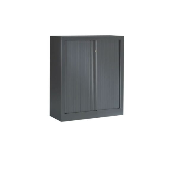 Armoire Série PLUS structure et rideaux anthracite h100 l80