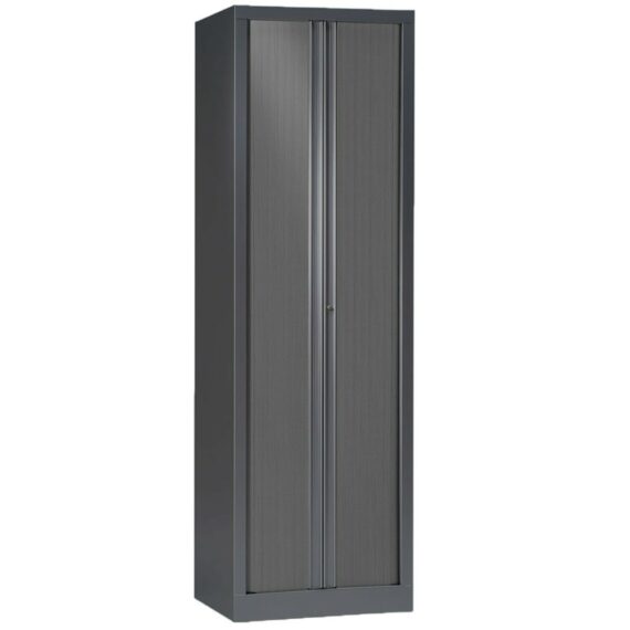 Armoire à rideaux série PLUS anthracite h198 l60