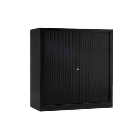 Armoire de bureau Série A noir h120 l120