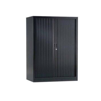 Armoire de bureau Série A anthracite h136 l100