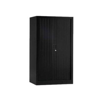Armoire de bureau Série A noir h136 l80