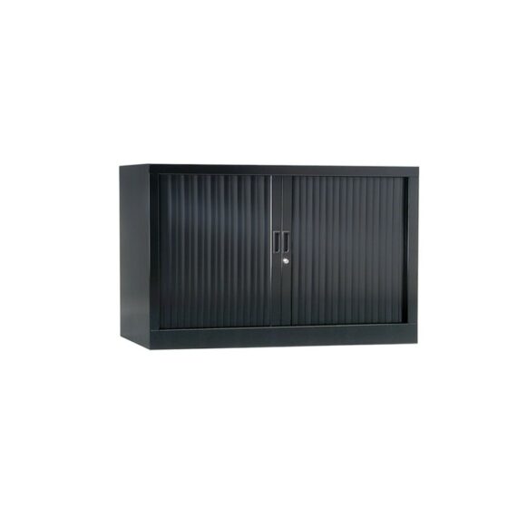 Armoire de bureau Série A structure et rideaux anthracite h70 l120