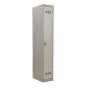 Vestiaire industrie propre 1 case coloris gris