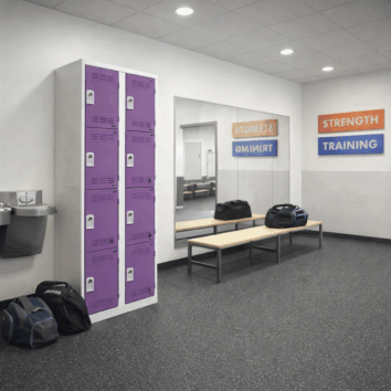 Vestiaire multicases 8 casiers Largeur 600 coloris Bleu