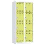 vestiaire-8-cases-anis-l80 Vestiaire 4 cases 2 colonnes Largeur 400 coloris Anis