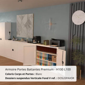 Ambiance Armoire Portes Battantes Premium - H100 L100