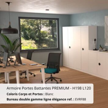 Armoire Portes Battantes PREMIUM - H198 L120 ambiance