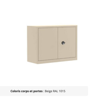 Armoire Portes Battantes Premium - H100 P60 beige