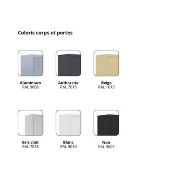 Armoire Portes Battantes et Pliantes finition