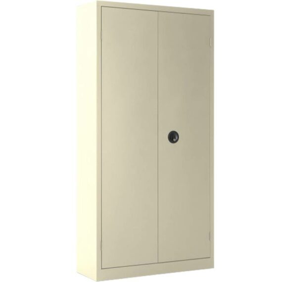 Une armoire à portes battantes 198 x 100 beige