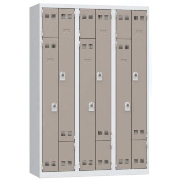 vestiaire gain de place en l 6 cases basalte