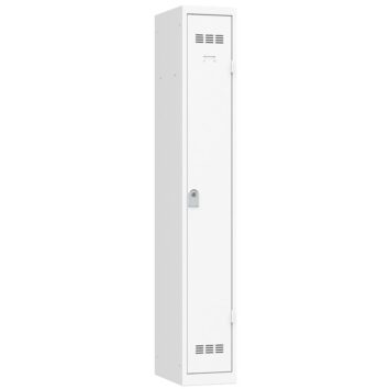Vestiaire de bureau blanc 1 case