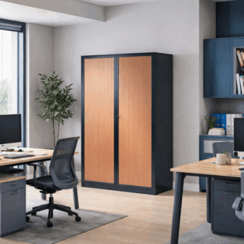 Armoire Rideaux - Archives & dossiers suspendus - H198 L120 P60 - Série A