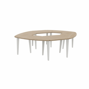 Table de Réunion Ovale - 10 Personnes- Ligne ÉLÉGANCE - simple