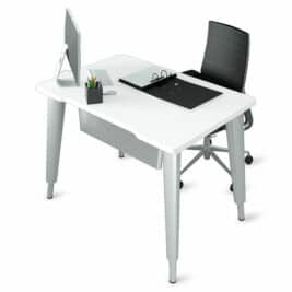 bureaux-droits-ligne-elegance-reglable-en-hauteur-aluminium-blanc