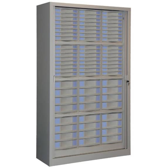 Armoire haute 48 tiroirs de 5mm et 24 tiroirs de 10mm