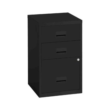 Classeur SOHO 2/3 tiroirs, Pierre Henry, H 66 cm, serrure avec 2 clés, finition époxy anti-rayures, dim. P40xL40xH66 cm, garanti 2 ans.