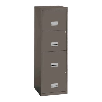 Classeur à dossiers suspendus SOHO, 4 tiroirs, H.126 cm, revêtement époxy, serrure 2 clés, garanti 2 ans.