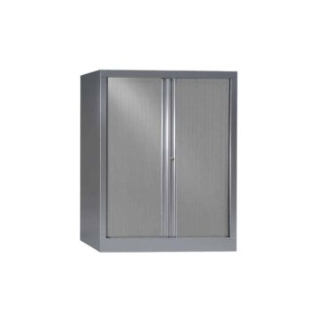 Armoire rideaux SÉRIE PLUS tout alu, H120 L100, design moderne et fonctionnel.