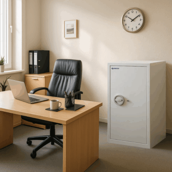 Coffre-fort Anti-feu Norme DIN 4102 et Classe S2 - M0B 80 - ambiance simple