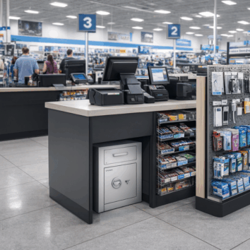 Coffre-fort dépôt de fonds vulcain 40 Serrure A2P