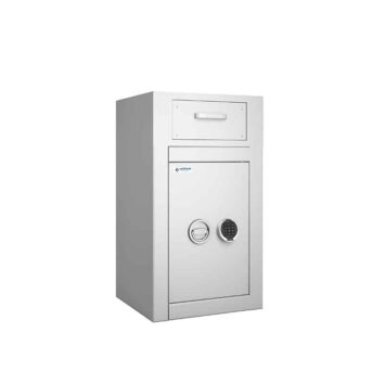 Coffre-fort dépôt de fonds Vulcain 60 avec serrure A2P, sécurité optimale.