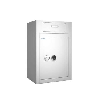 Coffre-fort Vulcain Dépôt 130 avec serrure A2P, sécurisé pour le dépôt de fonds.