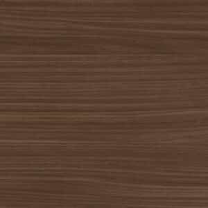 Texture en noyer pour bureau assis-debout électrique, couleur marron foncé, idéal pour mobilier moderne.