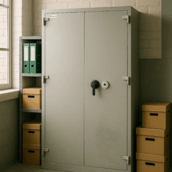 Armoire Forte Ignifuge 30 minutes - Papier et Anti-Effraction Classe S1 GAMME Stop Fire 900 - ambiance simple