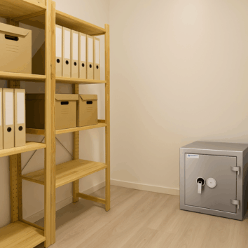 Coffre-Fort étanche et Anti-Feu - Document Papier - Classe 1 VA 25000€ et Ignifuge 30 minutes - Zephir 1080 Duo