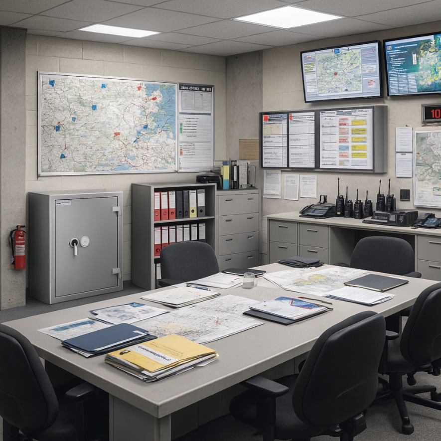 Coffre-Fort étanche et Anti-Feu - Document Papier - Classe 1 VA 25000€ et Ignifuge 30 minutes - Zephir 1228 Duo