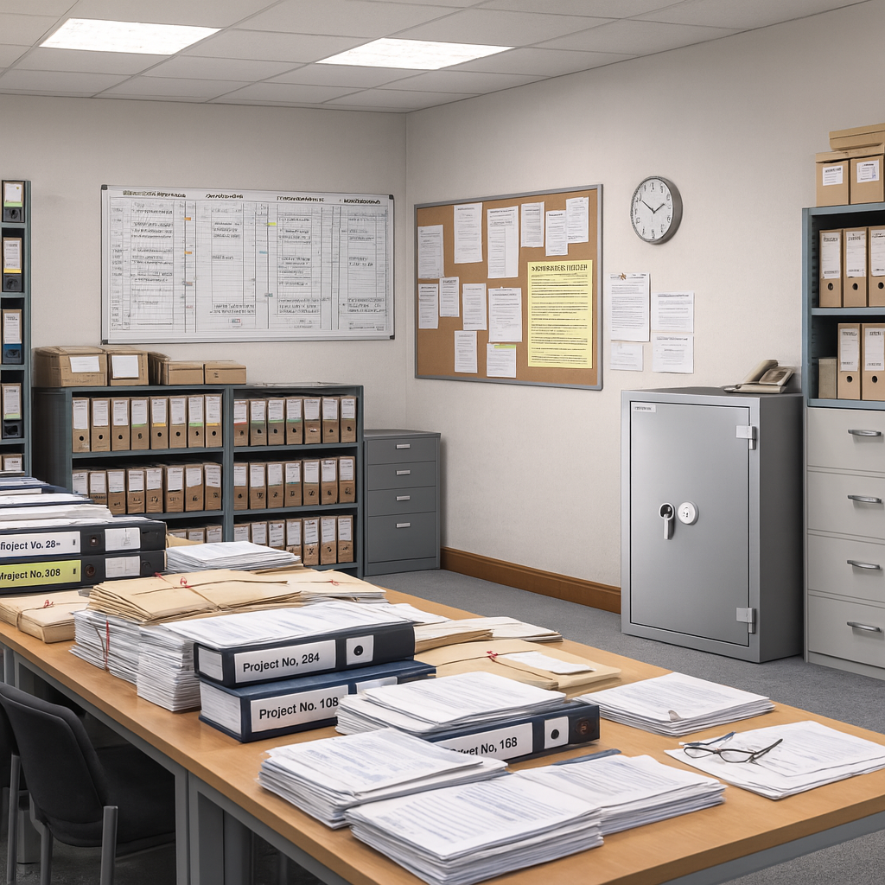 Coffre-Fort étanche et Anti-Feu - Document Papier - Classe 1 VA 25000€ et Ignifuge 30 minutes - Zephir 1339 Duo