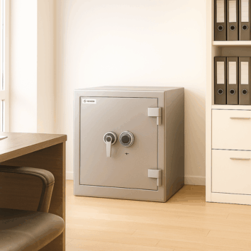 Coffre-Fort étanche et Anti-Feu - Document Papier - Classe 4 VA 110000€ et Ignifuge 30 minutes - Zephir 4083 Duo