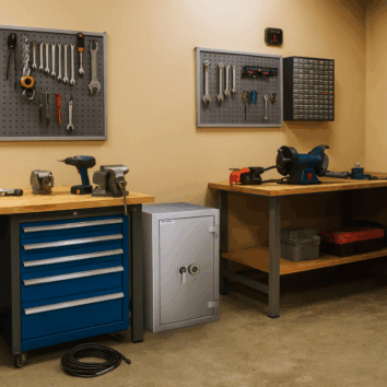 Coffre-Fort étanche et Anti-Feu - Document Papier - Classe 4 VA 110000€ et Ignifuge 30 minutes - Zephir 4132 Duo