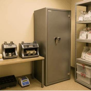 Coffre-Fort étanche et Anti-Feu - Document Papier - Classe 4 VA 110000€ et Ignifuge 30 minutes - Zephir 4315 Duo