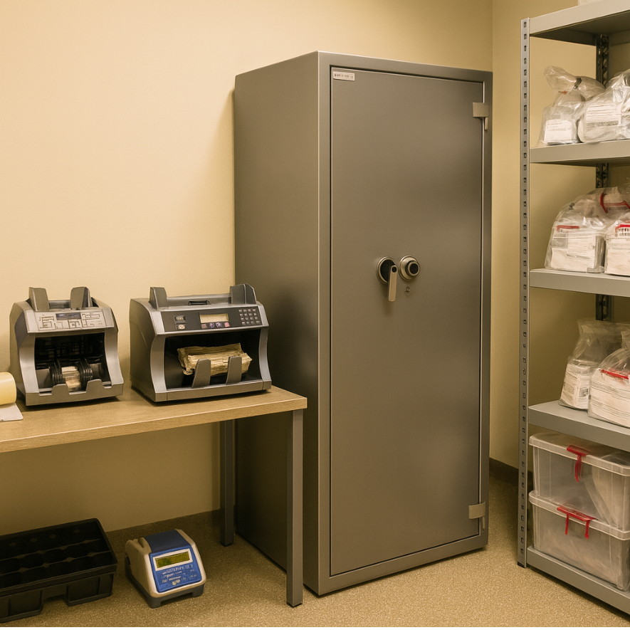 Coffre-Fort étanche et Anti-Feu - Document Papier - Classe 4 VA 110000€ et Ignifuge 30 minutes - Zephir 4315 Duo