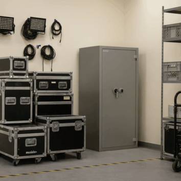 Coffre-Fort étanche et Anti-Feu - Document Papier - Classe 4 VA 110000€ et Ignifuge 30 minutes - Zephir 4473 Duo