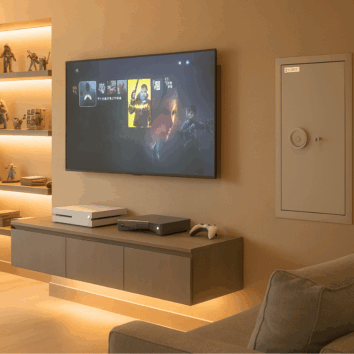 Coffre-fort à emmurer WB6 - Homologué anti-effraction Classe S2 - Coupe Feu Porte