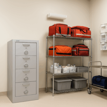 Armoire forte COUPE FEU 4 tiroirs - Class Fire