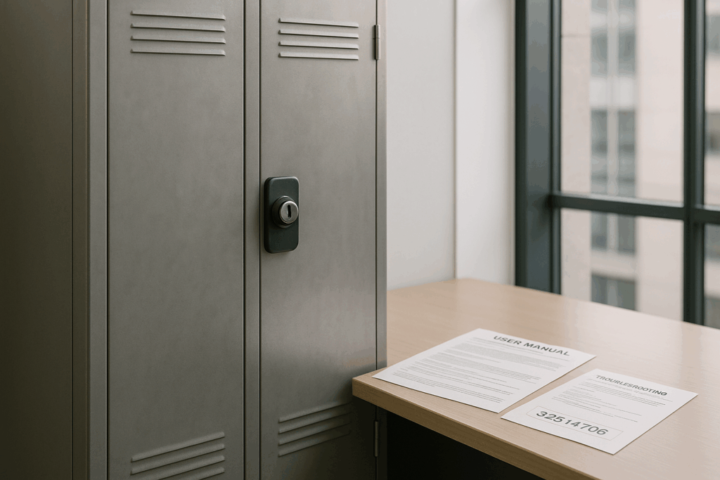 armoire grande + table à côté