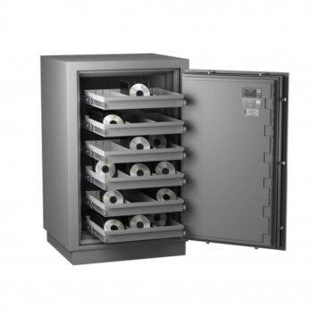Armoire forte ignifuge magnetique MEDIA DUO 1175 2h Classe 1