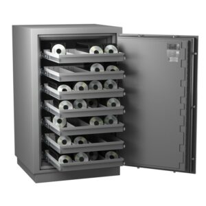 Armoire forte ignifuge magnetique MEDIA DUO 1280 2h Classe 1