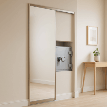 Petit coffre fort Ignifugé Anti-Effraction Classe S2 / Ignifuge 60 minutes - Document Papier - PROTECT FIRE 50