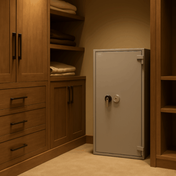 Coffre-fort Blindé Ignifuge - 60 minutes - Document Papier - Classe 0 VA 8000€ - Protect Duo 0253