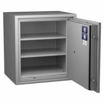 Coffre-fort blindé ignifuge 60 min, classe 0 VA 8000€, modèle Protect Duo 0093 pour documents papier.