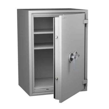 Coffre-fort blindé ignifuge 60 min, classe 0, pour documents papier, Protect Duo 0123, VA 8000€.